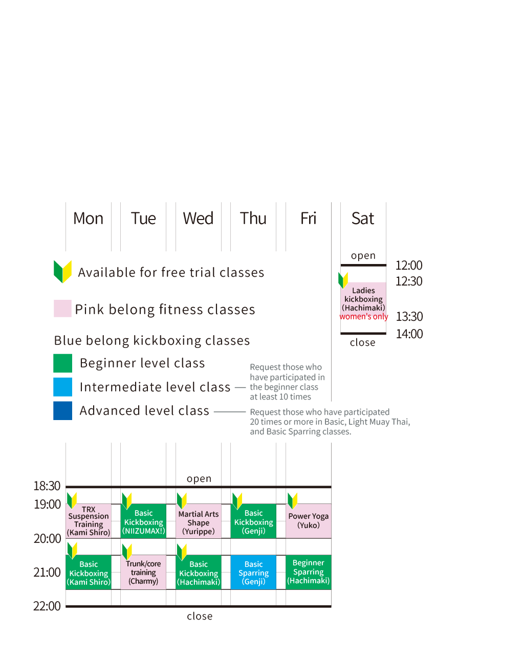 studioスケジュール